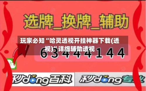 玩家必知“哈灵透视开挂神器下载(透视)”详细辅助透视-第2张图片