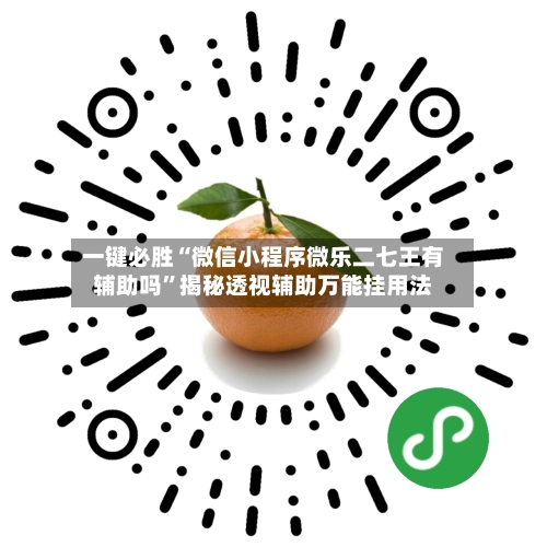 一键必胜“微信小程序微乐二七王有辅助吗”揭秘透视辅助万能挂用法-第2张图片