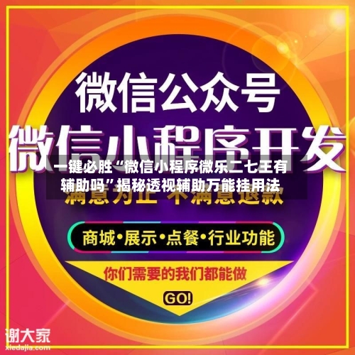 一键必胜“微信小程序微乐二七王有辅助吗”揭秘透视辅助万能挂用法-第1张图片