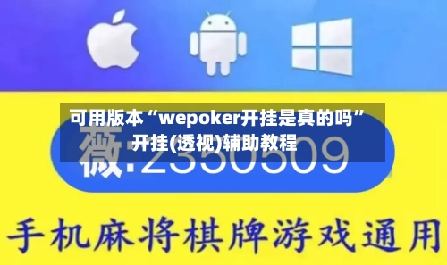 可用版本“wepoker开挂是真的吗”开挂(透视)辅助教程-第2张图片