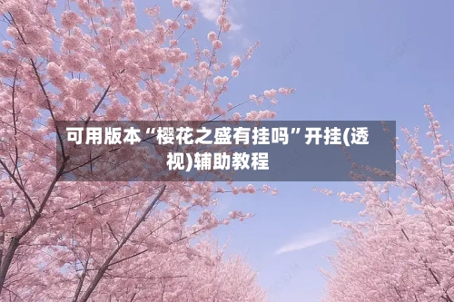 可用版本“樱花之盛有挂吗”开挂(透视)辅助教程-第1张图片