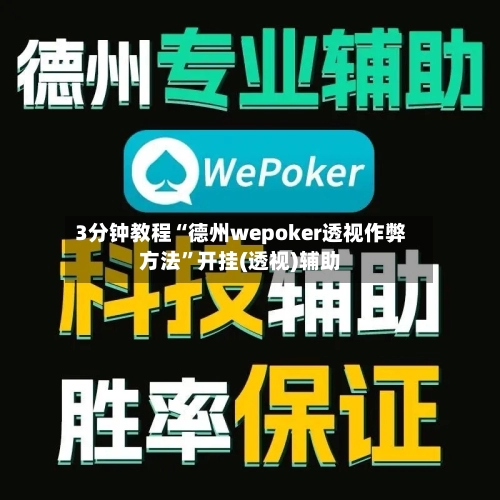 3分钟教程“德州wepoker透视作弊方法”开挂(透视)辅助-第2张图片