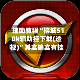 辅助教程“榕城510k辅助挂下载(透视)	”其实确实有挂-第1张图片