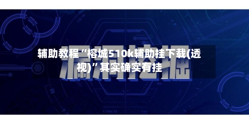 辅助教程“榕城510k辅助挂下载(透视)”其实确实有挂-第2张图片