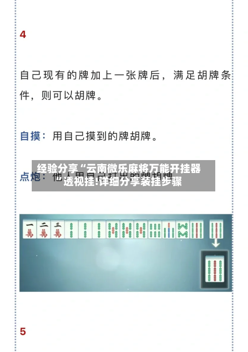 经验分享“云南微乐麻将万能开挂器”透视挂!详细分享装挂步骤-第2张图片