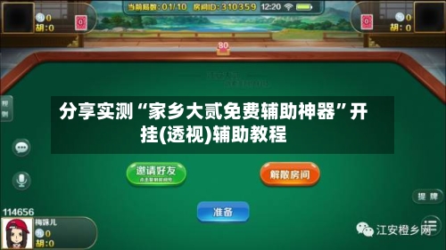 分享实测“家乡大贰免费辅助神器	”开挂(透视)辅助教程-第1张图片