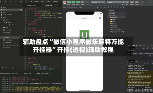 辅助盘点“微信小程序微乐麻将万能开挂器”开挂(透视)辅助教程-第3张图片