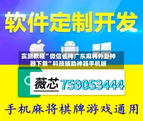实测教程	”微信雀神广东麻将外卦神器下载”科技辅助神器手机版-第3张图片
