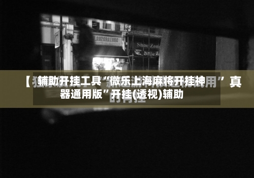 辅助开挂工具“微乐上海麻将开挂神器通用版”开挂(透视)辅助-第3张图片