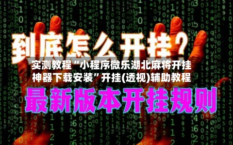 实测教程“小程序微乐湖北麻将开挂神器下载安装	”开挂(透视)辅助教程-第1张图片
