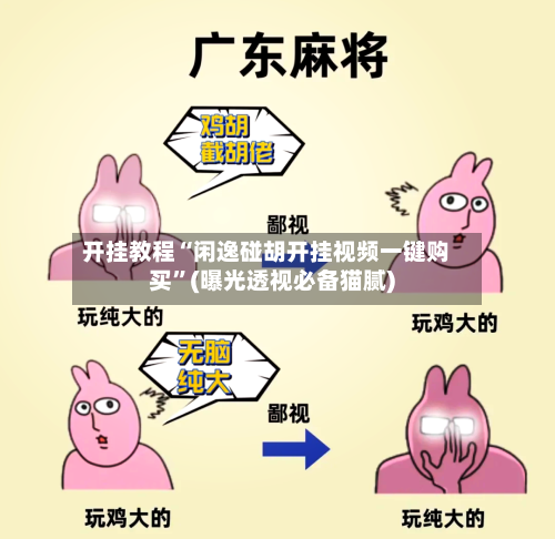 开挂教程“闲逸碰胡开挂视频一键购买”(曝光透视必备猫腻)-第1张图片