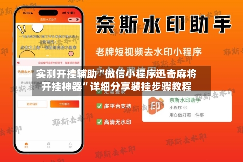 实测开挂辅助“微信小程序迅奇麻将开挂神器”详细分享装挂步骤教程-第2张图片