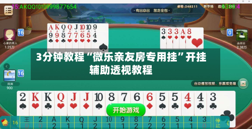 3分钟教程“微乐亲友房专用挂	”开挂辅助透视教程-第2张图片