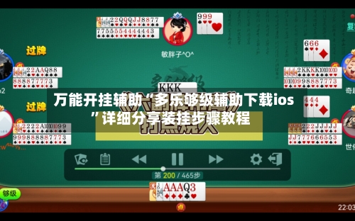 万能开挂辅助“多乐够级辅助下载ios”详细分享装挂步骤教程-第2张图片