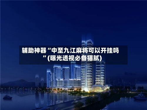 辅助神器“中至九江麻将可以开挂吗	”(曝光透视必备猫腻)-第1张图片