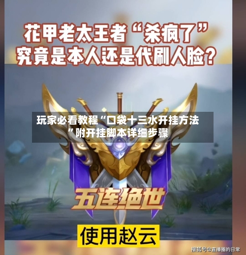 玩家必看教程“口袋十三水开挂方法	”附开挂脚本详细步骤-第1张图片