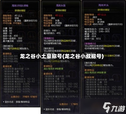 龙之谷小土豪称号(龙之谷小叔称号)-第3张图片