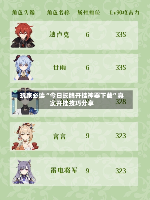 玩家必读“今日长牌开挂神器下载”真实开挂技巧分享-第1张图片