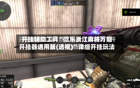 开挂辅助工具“微乐浙江麻将万能开挂器通用版(透视)”详细开挂玩法-第1张图片