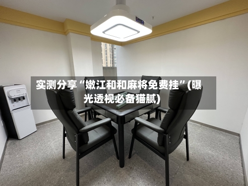 实测分享“嫩江和和麻将免费挂	”(曝光透视必备猫腻)-第1张图片