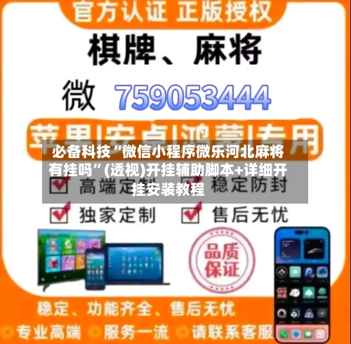 必备科技“微信小程序微乐河北麻将有挂吗”(透视)开挂辅助脚本+详细开挂安装教程-第1张图片