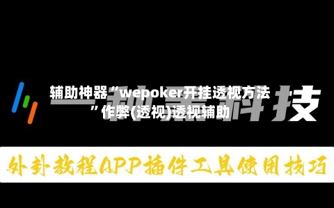 辅助神器“wepoker开挂透视方法	”作弊(透视)透视辅助-第1张图片