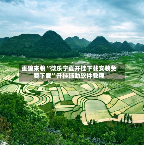 重磅来袭“微乐宁夏开挂下载安装免费下载	”开挂辅助软件教程-第1张图片