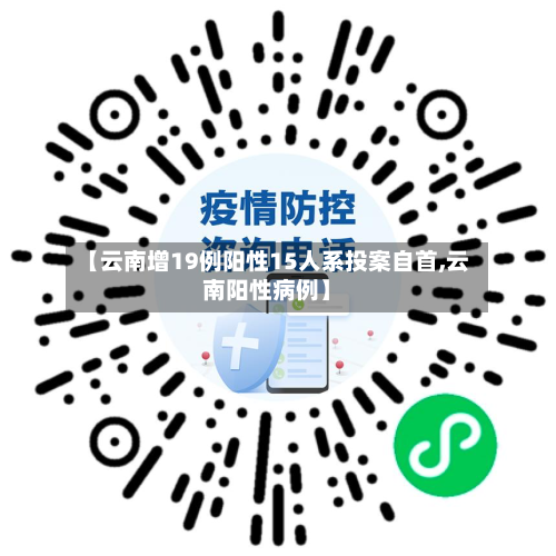 【云南增19例阳性15人系投案自首,云南阳性病例】-第1张图片