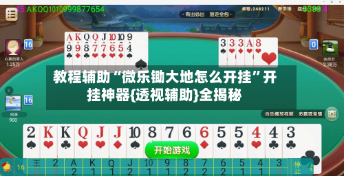 教程辅助“微乐锄大地怎么开挂”开挂神器{透视辅助}全揭秘-第1张图片