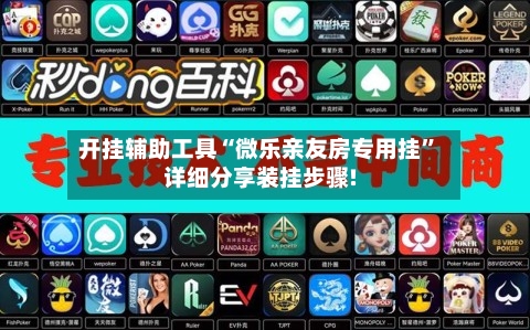 开挂辅助工具“微乐亲友房专用挂”详细分享装挂步骤!-第1张图片