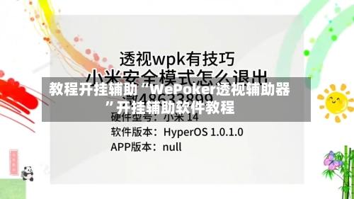 教程开挂辅助“WePoker透视辅助器”开挂辅助软件教程-第1张图片