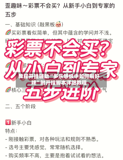 教程开挂辅助“多乐够级中如何刷好牌	”附开挂脚本详细教程-第1张图片