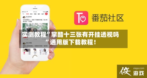 实测教程	”掌酷十三张有开挂透视吗”通用版下载教程！-第1张图片