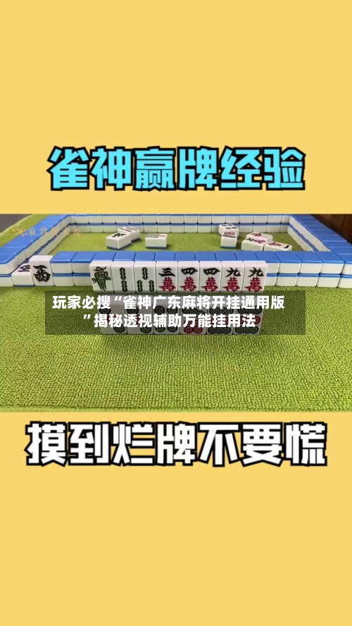 玩家必搜“雀神广东麻将开挂通用版”揭秘透视辅助万能挂用法-第1张图片