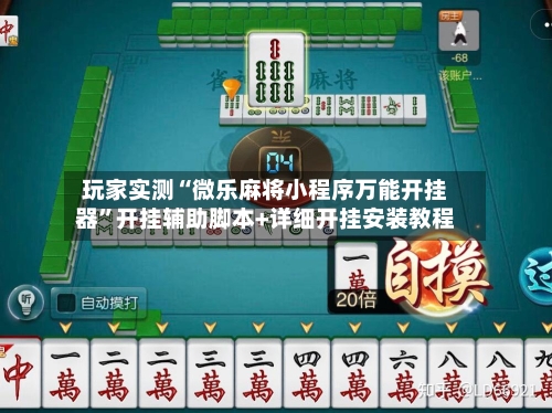 玩家实测“微乐麻将小程序万能开挂器”开挂辅助脚本+详细开挂安装教程-第1张图片