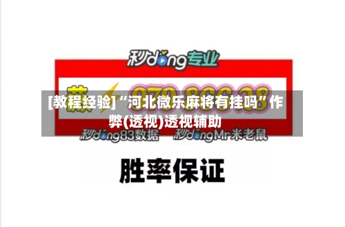 [教程经验]“河北微乐麻将有挂吗	”作弊(透视)透视辅助-第1张图片