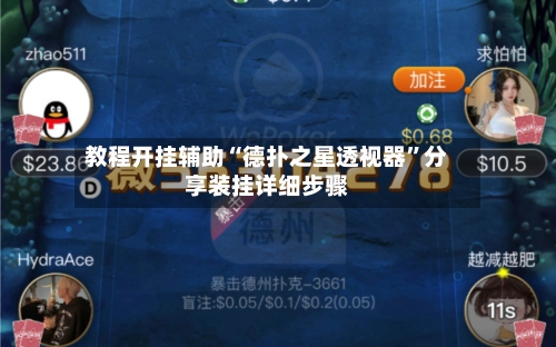 教程开挂辅助“德扑之星透视器”分享装挂详细步骤-第1张图片