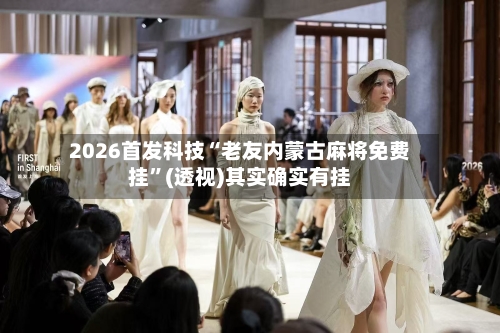 2026首发科技“老友内蒙古麻将免费挂”(透视)其实确实有挂-第1张图片