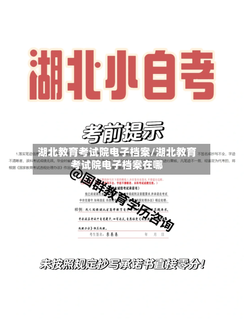 湖北教育考试院电子档案/湖北教育考试院电子档案在哪-第1张图片