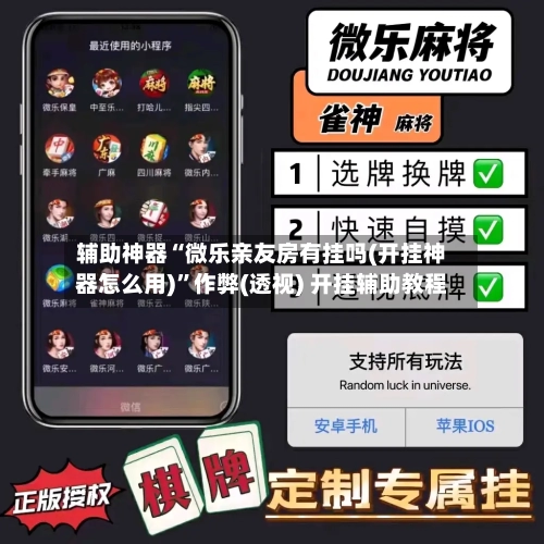 辅助神器“微乐亲友房有挂吗(开挂神器怎么用)”作弊(透视) 开挂辅助教程-第1张图片