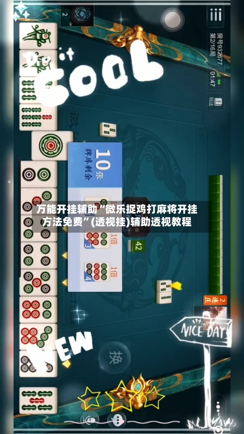 万能开挂辅助“微乐捉鸡打麻将开挂方法免费”(透视挂)辅助透视教程-第1张图片