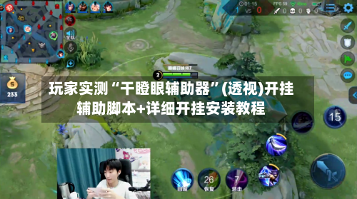 玩家实测“干瞪眼辅助器	”(透视)开挂辅助脚本+详细开挂安装教程-第1张图片