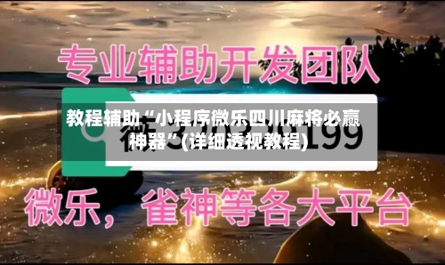 教程辅助“小程序微乐四川麻将必赢神器”(详细透视教程)-第1张图片