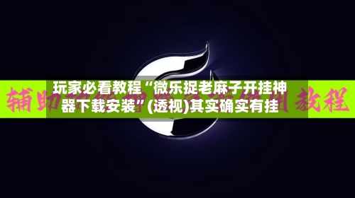 玩家必看教程“微乐捉老麻子开挂神器下载安装”(透视)其实确实有挂-第1张图片