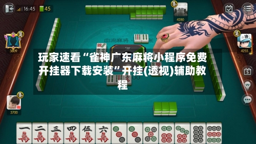 玩家速看“雀神广东麻将小程序免费开挂器下载安装”开挂(透视)辅助教程-第1张图片