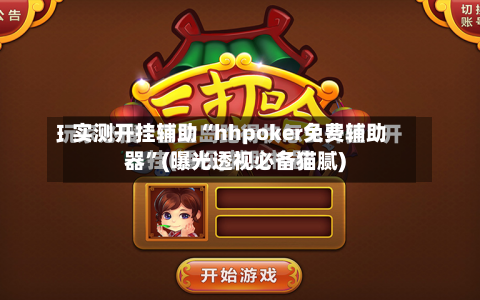 实测开挂辅助“hhpoker免费辅助器”(曝光透视必备猫腻)-第1张图片