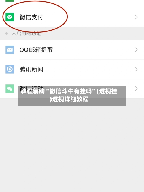 教程辅助“微信斗牛有挂吗”(透视挂)透视详细教程-第1张图片