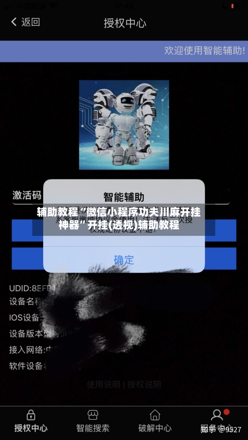 辅助教程“微信小程序功夫川麻开挂神器”开挂(透视)辅助教程-第1张图片