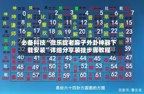 必备科技“微乐捉老麻子外卦神器下载安装”详细分享装挂步骤教程-第1张图片