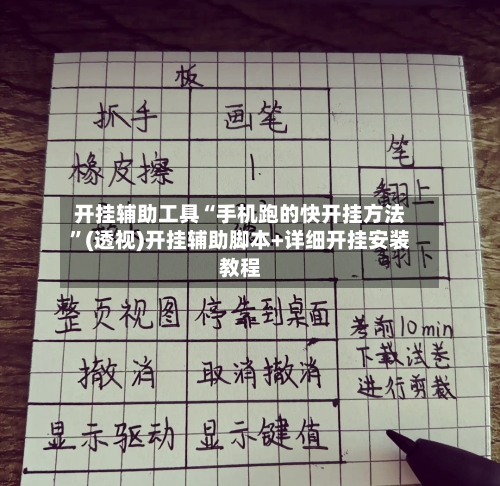 开挂辅助工具“手机跑的快开挂方法	”(透视)开挂辅助脚本+详细开挂安装教程-第1张图片